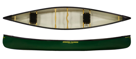 Enigma Canoes Prospector 16 the most versatile open canoe in the Engima Canoes range perfect for a range of water and paddlers