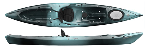 Perception Triumph 13 Touring Sit On Top Kayak Also Good For Fishing