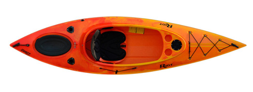 Riot Quest 10 HV perfect for larger recreational paddlers on lakes, river and calm waters