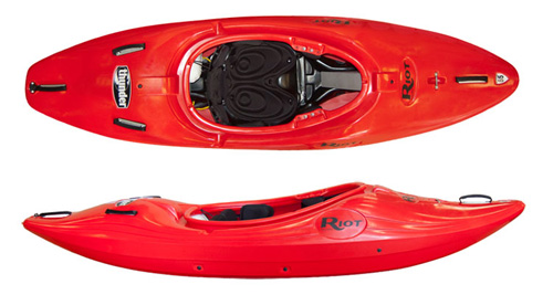 Red Riot Thunder 76 white water kayak