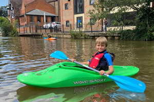 Kayaks for children from Bournemouth Canoes