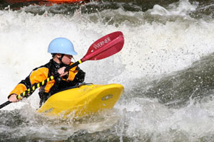 Childrens kayaks for learning and whitewater paddling