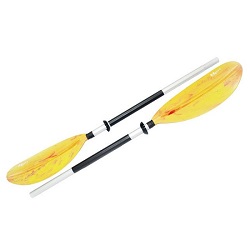Split kayak paddles