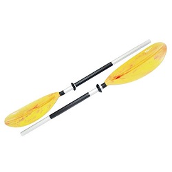 Split kayak paddles