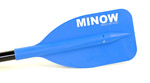 Ruk Minow Junior Canoe Paddle with Blue Blade Colour