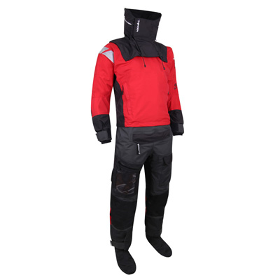 Typhoon PS440 Drysuit - Red/Black