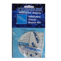 Stormsure repair kit perfect for inflatable kayak bladder reapir whisle on a trip