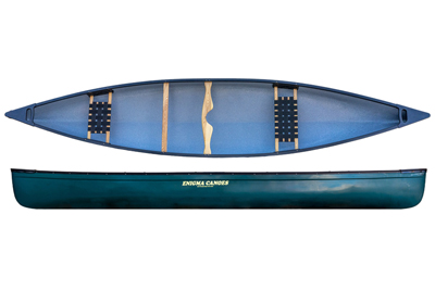 Enigma Canoes Journey 164 - top and side view