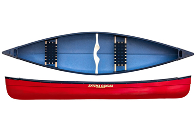 Enigma Canoes Tripper 14 - top and side view