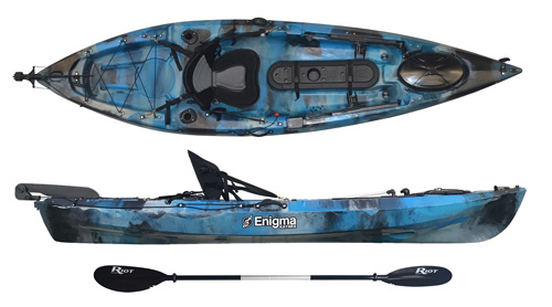 Enigma Kayaks Fishing Pro 10 Deluxe Package