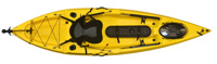 Enigma Kayaks Fishing Pro 10 in the Yellow colour