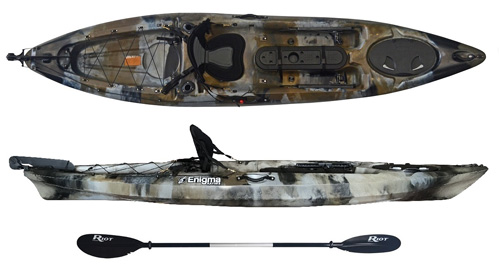 Enigma Kayaks Fishing Pro 12 Galaxy Deluxe Package