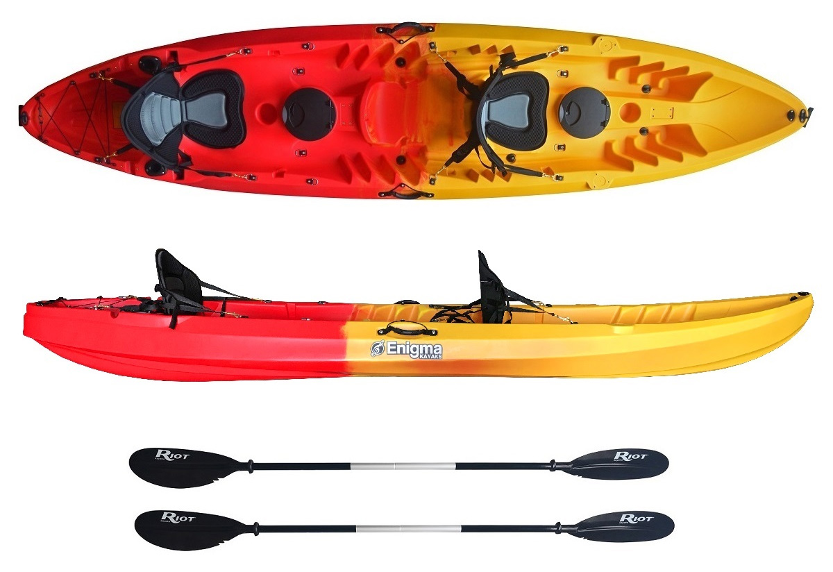 Enigma Kayaks Flow Duo Sit on Top Kayaks