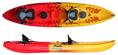 Enigma Kayaks Flow Duo Deluxe Package