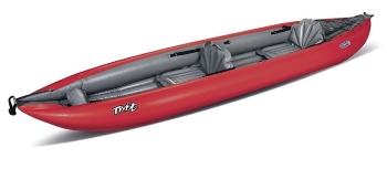 Gumotex Twist 2/1 tandem or solo sit on top style stable inflatable canoe or kayak