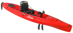 Hobie Mirage Revolution 13 in Hibiscus Red