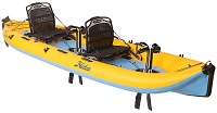 Hobie I14t Inflatable Tandem Kayak With Pedal Mirage Drive
