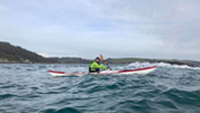 Norse Bylgja Sea Kayak Paddling in Cornwall