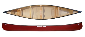 Nova Craft Canoes Prospector 16 tuffstuff in ox blood