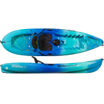 Ocean Kayak Malibu 9.5 in Seaglass, top and side