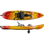 Top and side view of the Ocean kayak Mailibu Pedal