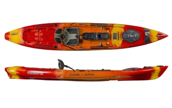 Ocean Kayak Trident 13 Fishing Sit On Top Kayak in sunrise colour