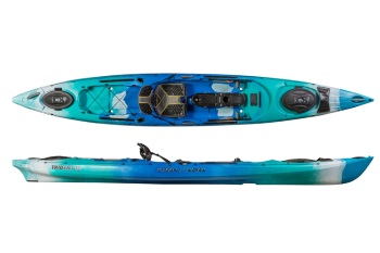 Ocean Kayaks Trident 15 the ultimate fishing kayak in seaglass