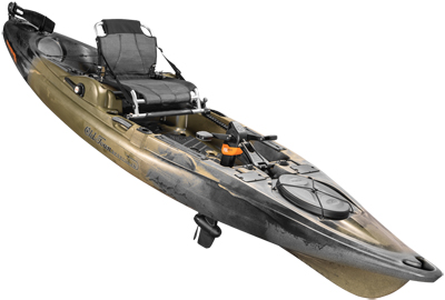 Old Town Sportsman BigWater PDL 132 Pedal Drive Kayak in Marsh