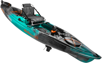 Old Town Sportsman BigWater PDL 132 Pedal Drive Kayak in Photic