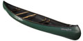 Green version of the Old Town Charles River canoe