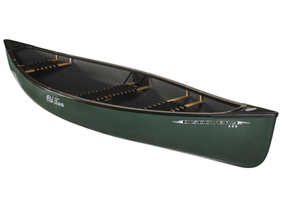 Old Town Discovery 133 Open Canoe in Green