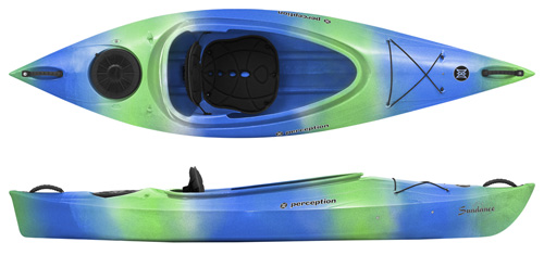 Perception Sundance Touring Kayak in Deja Vu