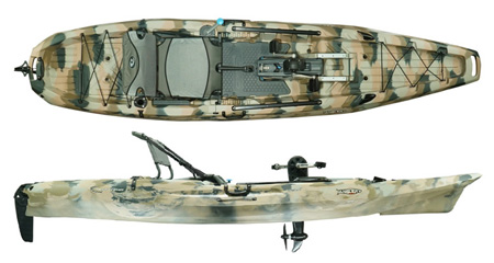 Angler 120 PD from Seastream, Super Stable Fishing Kayak