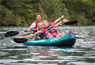 Family paddling on the Sevylor Alameda inflatable kayak