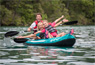 Family paddling on the Sevylor Alameda inflatable kayak