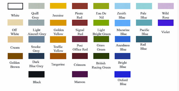 Valley Custom Colours