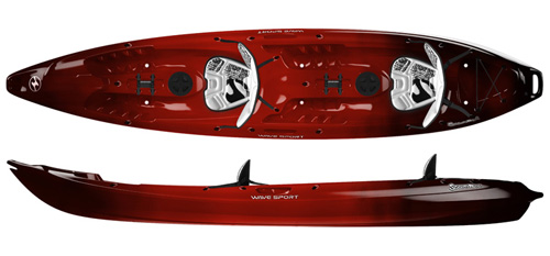 Wavesport XT (Gemini) Tandem Sit On Top Kayak