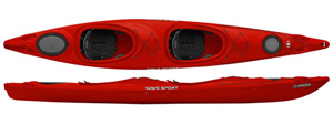 Wavepsort Kayaks Horizon Tandem seperate cockpit Sit Inside Kayak