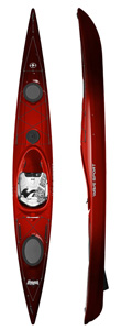 Cherry Bomb Wave Sport Hydra Touring Kayak