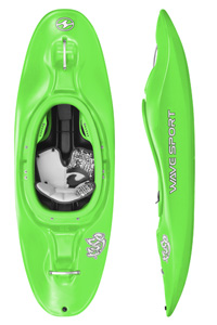 Wavesport Fuse 35 Kids Kayak WhiteOut in Sublime colour