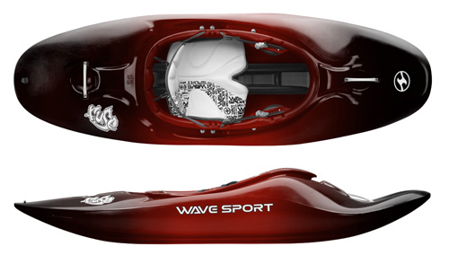 Wavesport Fuse river running playboat from Bournemouth Canoes 