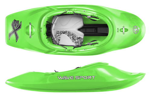 Wavesport Project X WhiteOut Freestyle Kayak in Sublime